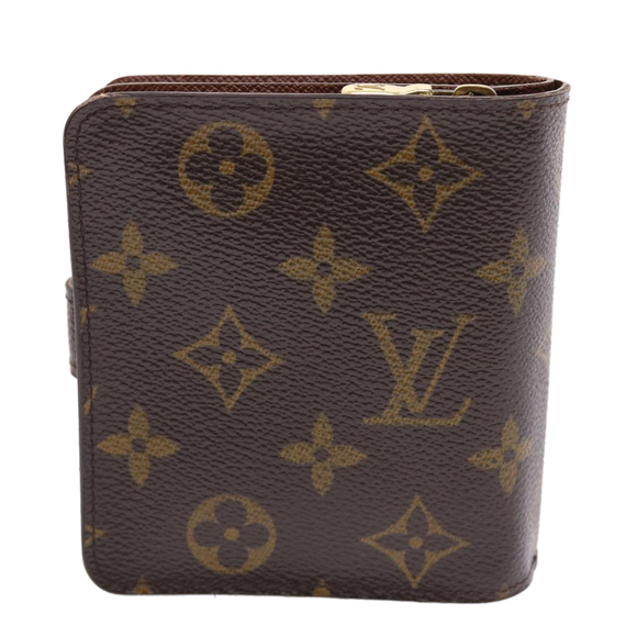 LOUIS VUITTON Monogram Compact Zip Wallet M61667 LV Auth 50449 - Picture 2 of 16